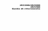 iR3300/iR2800 iR2200 Guida di riferimento - Canon Italiadownload.canon.it/manuali_operatore/files/iR2200_2800_3300_RG_ITA.pdf · di memorizzazione delle informazioni o di re cupero