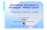 EconomiaCircolareeEconomia Circolare e strategie … · 2016-02-08 · EconomiaCircolareeEconomia Circolare e strategie "RifiutiZero"Rifiuti Zero l tti l tih ii lttile prospettive,
