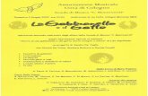 gabbianella - orecchioalato.it · Associazione Musicale Città di Cologno Scuola di Musica Monteverdi" Domenica 2 Giugno 2002 ore 10.30 Auditorium di via Voltat Cologno Monzese (MI)