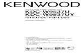 SINTOLETTORE STEREO COMPACT DISC KDC-W9537U KDC …manual.kenwood.com/files/B64-3777-00_00_Italian.pdf · Registrazione di un CD di musica ... Impostazione di inversione del display