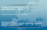Politica di Coesione dell’UE 2014 – 2020imprese.regione.emilia-romagna.it/industria-artigianato-coopera... · governance economica (semestre europeo, “six pack”) European