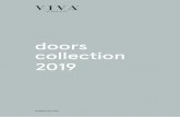 doors collection 2019 · 2019-01-23 · di un pubblico eterogeneo ed internazionale, ... Brera nasce dall’eleganza e dalla classicità del bordo arrotondato dell’anta unito alla