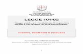 OPUSCOLO LEGGE 104 - 7 dicembre 2017 - sclerosituberosa.orgsclerosituberosa.org/home/wp-content/uploads/2017/12/OPUSCOLO... · L’UTILIZZO IMPROPRIO DEI PERMESSI DELLA LEGGE 104/92