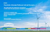 Pacchetto «Energia Pulita per tutti gli Europei» · limite massimo di incremento della temperatura rispetto ai livelli preindustriali. di riduzione delle emissioni CO2 rispetto