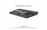 Megabeat TOUCH - music-market.ch · Generatore sonoro 128 voci. Display touch screen, a colori 16/9, 10.1", con svariate possibilità di visualizzazione dei testi (2/4/12 linee di