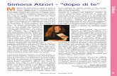 Simona Atzori - “dopo di te” M - comuneolgiateolona.it · sulla Sua Danza e sulla sua pittura. Anzi, ... da 31 anni nella pub-blica amministrazione, di cui sette anni come ...