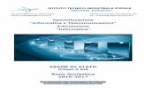 Specializzazione Informatica e Telecomunicazioni ... · "Informatica e Telecomunicazioni" Articolazione "Informatica" ESAME DI STATO Classe 5 AiS Anno Scolastico 2016-2017 ... I percorsi