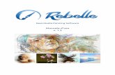 Manuale d'uso v. 1 - Escape Motions · 2 Introduzione Benvenuto in Rebelle! Rebelle è un'applicazione di pittura unica nel suo genere che permette di creare realistiche opere d'arte