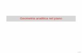 Geometria analitica nel pianounica2.unica.it/.../geo_arg02_geoanalitica_slides.pdfEquazione della circonferenza Vediamo in dettaglio la descrizione di una circonferenza mediante l’uso