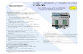 sistemi di pressurizzazione atex - MCA · Sistemi di pressurizzazione atex F850S In Ex- Zona 1, 21, 2 e 22 In accordo a EN 60079 compatto - Intelligente - Economico BVS 06 ATEX E