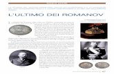 L’ULTIMO DEI ROMANOV - panorama-numismatico.com · L’incisore del conio del rublo di Gangut fu il medaglista Piotr Stadnitski, il quale apportò qualche ... Alessandra d’Assia