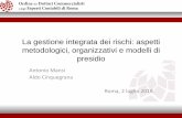 La gestione integrata dei rischi: aspetti metodologici ... Materiale Didattico 2018... · (UK) Guidance on Risk Management, Internal Control and Related Financial and Business reporting