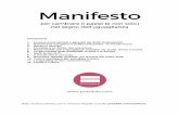 Manifesto - Possibile · Il manifesto rompe lo schema, rimettendo al loro posto le cose importanti e dimenticate, ... Progressività in tutti i campi, dignità del lavoro contro lo