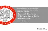 Università degli Studi di Bologna Facoltà di Scienze Matematiche ...corsi.unibo.it/scienzetecnologieinformatiche/Documents/Orientamento... · 2 Scienze dell’Informazione cambia