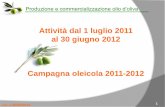 Attività dal 1 luglio 2011 al 30 giugno 2012 Campagna oleicola … · 2012-07-24 · Produzione e commercializzazione olio d’oliva Dati al 30/06/2012 6 Operatori esenti dalla tenuta