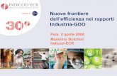 Nuove frontiere dell’efficienza nei rapporti Industria-GDO · ©2008 GS1 ITALY Le soluzioni per l’EDI Obiettivi di INDICOD-ECR • Elaborare soluzioni condivise per il B2B •