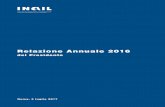Relazione Annuale 2016 - Home - INAIL · cittadini» è in Assolombarda, Cgil, Cisl, Uil, Il lavoro a Milano, Edizione 2017. ... Commissione nazionale paritetica per la prevenzione