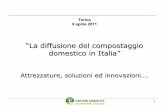 “La diffusione del compostaggio domestico in Italia” · PDF file600 lt. DUO. 4 SARTORI AMBIENTE – Il compostaggio domestico Linea Horto Ampia bocca di conferimento Sportello