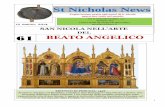 St Nicholas News - Centro Studi Nicolaiani · 2 Il Beato Angelico nacque a Vicchio del Mugello intorno al 1395. La data di nascita è molto controversa. Alcuni, come Tito Centi mantiene