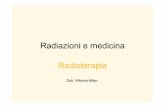 Radiazioni e medicina Radioterapia · dagli Acc.Lineri dagli Acc.Lineri ----> fino alla Tomoterapia > fino alla Tomoterapia > fino alla Tomoterapia ---->>>> COLLIMATORE MULTILAMELLARE