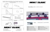 MontBlanc BU1 + FK 43 + FK-X · 106cm Citroën Xsara 3T / 3dr 1997-2005 MontBlanc BU1 + FK 43 + FK-X Montageanleitung Fitting instructions ... Instrukcja montażu DE GB SE FR RU PT