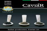 Caviar Import S.a.s. Via P. Mattarella, 20 B Scorzè (VE ... · varia dal lilla al viola purpureo. ... IRAN DARYA, together with its associates, has created the first Beluga sturgeon