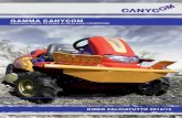 GAMMA CANYCOM - macchinari e attrezzature · € 8.300,00 IVA INCL. CM 1401 Rider falciatutto professionale a due ruote motrici, con piatto di taglio da 975 mm ed una regolazione