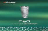 by Alpha-Bio Tec.alphabioendpoint.azureedge.net/media/8762/2017_neo-brochure_web.pdf · Alpha-Bio Tec è lieta di presentare il sistema implantare NeO – The Next Sensation. ...