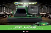 PF LINE - faresindustries.com · pf line leader pf compact leader pf 2 plus compact (12-16 m3) ecomix | ecomode 2.12 - 2.14 - 2.16 leader pf 1 compact (12-16 m3) ecomix 1.12 - 1.14