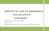 ADOTTA UN ELEMENTO 2014/2015 CROMO - unicam.it · sotto forma di cromite. E’ insolubile in acqua sia, fredda che calda anche se la maggior parte dei suoi composti sono solubili