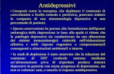 Antidepressivi - inibitori selettivi delle MAO A - Moclobemide (Aurorix cp 300mg: 150- 600/die) Inibitori selettivi delle MAO B • Selergina Inibitori delle MAO Effetti collaterali