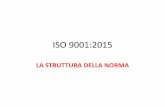 ISO 9001:2015 - osdi.it Ida Nuova norma ISO 9001... · ISO 9001:2015 LA STRUTTURA DELLA NORMA 1 Scopo e campo di applicazione 2 Riferimenti normativi 3 Termini e definizioni 4 ontesto