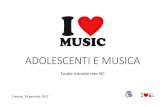 ADOLESCENTI E MUSICA - .:: scuoleinconcerto.it ::. e...Gusti, cultura ed emozioni «La musica influisce positivamente su di noi, per esempio quando siamo tristi possiamo ascoltare: