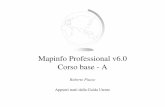 Mapinfo Professional v6.0 Corso base - Aangelo.montanari/MapinfoA.pdf · 11 - Le mappe tematiche 12 - Creazione di grafici 13 - Incorporamento di una mappa di Mapinfo in un’altra