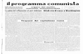 1 lirorno 1921, alla lotta della sinistra contra la ...archivesautonomies.org/IMG/pdf/gauchecommuniste/... · 1 • ramma comun1s1a 11IIST1N6UE IL NOSTRO PARTITO: La linea da Marx,