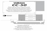 CC-50 - pl.yamaha.com fileNatural Sound Mini Komponent System Sistema di Componenti Mini a Suono Naturale Sistema de Componentes con Sonido Natural Natural Sound Mini Component Systeem
