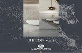 BETON wall - ceramicacavallino.it · rivestimenti wall tiles faiences wandfliesen BETON TAUPE BLANC GLACE pavimento coordinato - matching floor tiles - carrelage sol coordonnes -