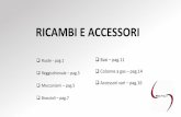 RICAMBI E ACCESSORI - seditaly.itseditaly.it/wp-content/uploads/2016/05/Accessori-sito-Seditaly.pdf · ACCESSORI & RICAMBI REGGISCHIENALI- CONTATTI PERMANENTI SUPP.FISSO MANUALE O
