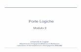 Porte Logiche - people.unica.it - Università di Cagliaripeople.unica.it/massimobarbaro/files/2014/05/03didel_porte.pdf · A.A. 2013/2014 Elettronica M. Barbaro 8 Margini di rumore