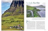 Le isole Far Øer - Federico Geremei isole faroe... · OASIS-49 Le isole Far Øer rovate a immaginare un territorio grande, si fa per dire, come la provincia di Novara. Stro-picciatelo