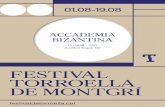 AccAdemiA BizAntinA - festivaldetorroella.cat filePrograma i Giovanni Lorenzo Gregori (1663-1745) Concerto Grosso en Re major, Op. II, núm. 2 4’ Grave - Allegro Largo Allegro Alessandro