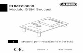 FUMO50000 Modulo GSM Secvest - produktinfo.conrad.com · Introduzione 99 Introduzione Indicazioni sulle istruzioni per l’uso Gentile cliente, La ringraziamo per aver acquistato