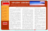 SPAZIO LIBERO - fisac.net · TESA SANPAOLO, proprio per la sua forte presenza ed il suo radicamento territoriale, deve assumere l‟impegno di favorire al suo interno, nel Mezzogiorno,