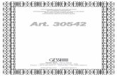 Art. 30542 - gessi.com di montaggio/art_30542.pdf · B - Kit de fixage avec les joints 3/8” et joites filtre G - Set de fixage pour la boîte C - Soupape électrique H - Robinets