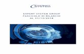EXPERT SYSTEM GROUP FASCICOLO DI BILANCIO AL 31/12/2018 · Relazione sulla gestione Expert System Group al 31/12/2018 . 3. Nota Integrativa Expert System Group al 31/12/2018 . 4.