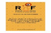 ll - romawebfest.it · ll Roma Web Fest è il primo festival internazionale nato in Italia e dedicato alle web serie, ai fashion film e a tutti i prodotti audiovisivi webnativi.