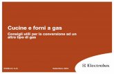 Consigli utili per la conversione ad un altro tipo di gas · 3 Classificazione dei gas Campi dell’indice di Wobbe per le classi dei gas min max 1a classe - gruppo a 22,4 24,8 2a