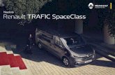 Nuovo Renault TRAFIC SpaceClass · • Pack Esacapade (Sellerie in pelle, 2 poltroncine singole girevoli con braccioli in 2 a fila, tavolino scorrevole ed amovibile*, panchetta 3a