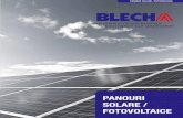 PANOURI SOLARE / FOTOVOLTAICE - blecha.at · Panouri solare / fotovoltaice EN AW-6060 T66 (AlMgSi) IN LUNGIMEA DE 6,5 M DISPONIBIL, SAU TĂIAT DE MĂSURĂ POSIBIL VERSIUNI DE ASAMBLARE