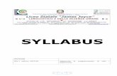 SYLLABUS - liceojoyce.edu.it Liceo Joyce rev.1 (2).pdf · competenza linguistica nell’uso dell’italiano come responsabilità condivisa è obiettivo trasversale comune a tutte